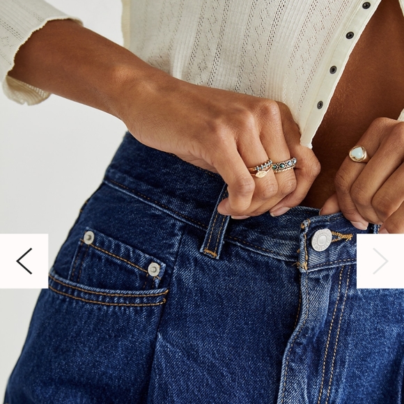 Levi's High Loose Jeans medium wash sz 28 - Picture 5 of 7